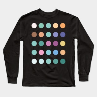 Sunbaked mint color palettes Long Sleeve T-Shirt